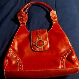 Red St. John’s Bay purse